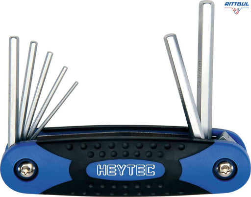 HEYTEC 50813406280 Ключове шестограм 1.5 -6 мм, комплект (7 части) - Rittbul