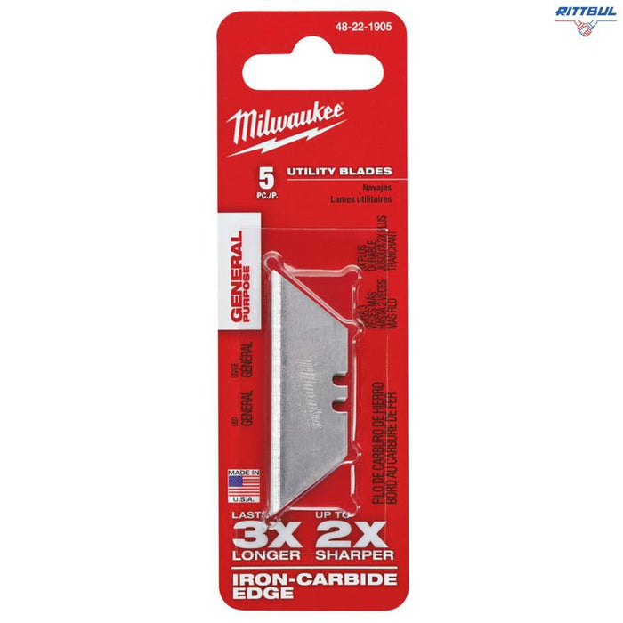 MILWAUKEE 48221905 Резервни ножчета за Milwaukee utility knife (5 бр./опак.)