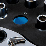 HEYTEC 50829301783 Комплект тресчотка 1/4“ с въртяща глава, битове и вложки (22 части)