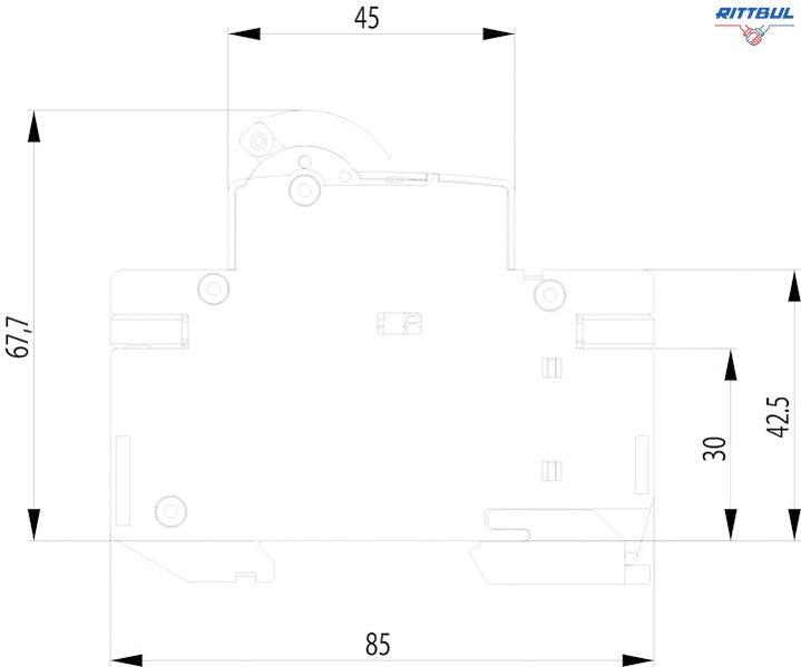 ETI 002141516  Автоматичен прекъсвач 1p  крива C 16A 6kA