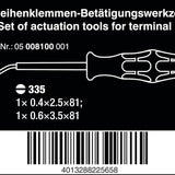 WERA 05008100001 Комплект инструменти за клеми (2 части)