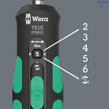 WERA 05075851001 К-кт динам. отвертка 1/4" х 147.5 мм, 2 - 6 Nm с битове (16 части)