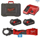 Акумулатори кримпващи клещи Milwaukee M18 ONEHCCT60-202C - 18 V, 60 KN, 2x 2.0Ah
