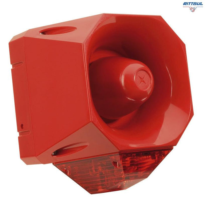 COMPRO AS M SB 9-60 R RL Индустриална сирена  ASSERTA MIDI AV с  LED лампа - червена, 9-60VDC  / AS M SB 9-60 R RL / 6972025200