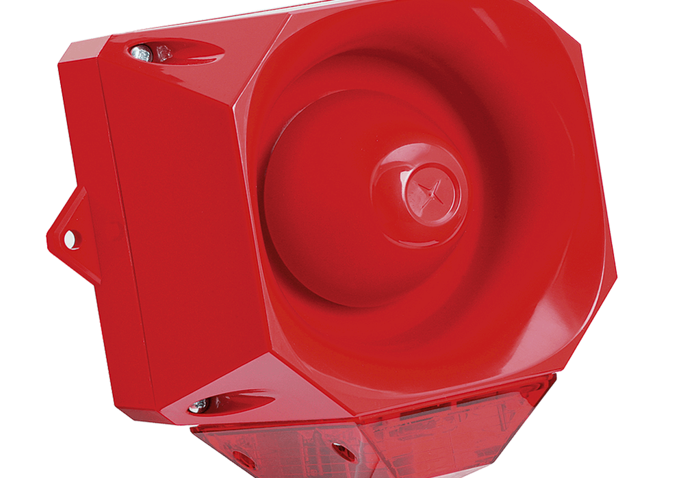 COMPRO AS SB 230 120 RRL Индустриална сирена ASSERTA MAXI AV с LED лампа - червена светлина , 230 V AC, 120 dB, / AS SB 230 120 RRL / 7012028200