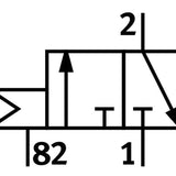 FESTO 575566 Електромагнитен разпределител VUVS-L30-M32C-MD-G38-F8