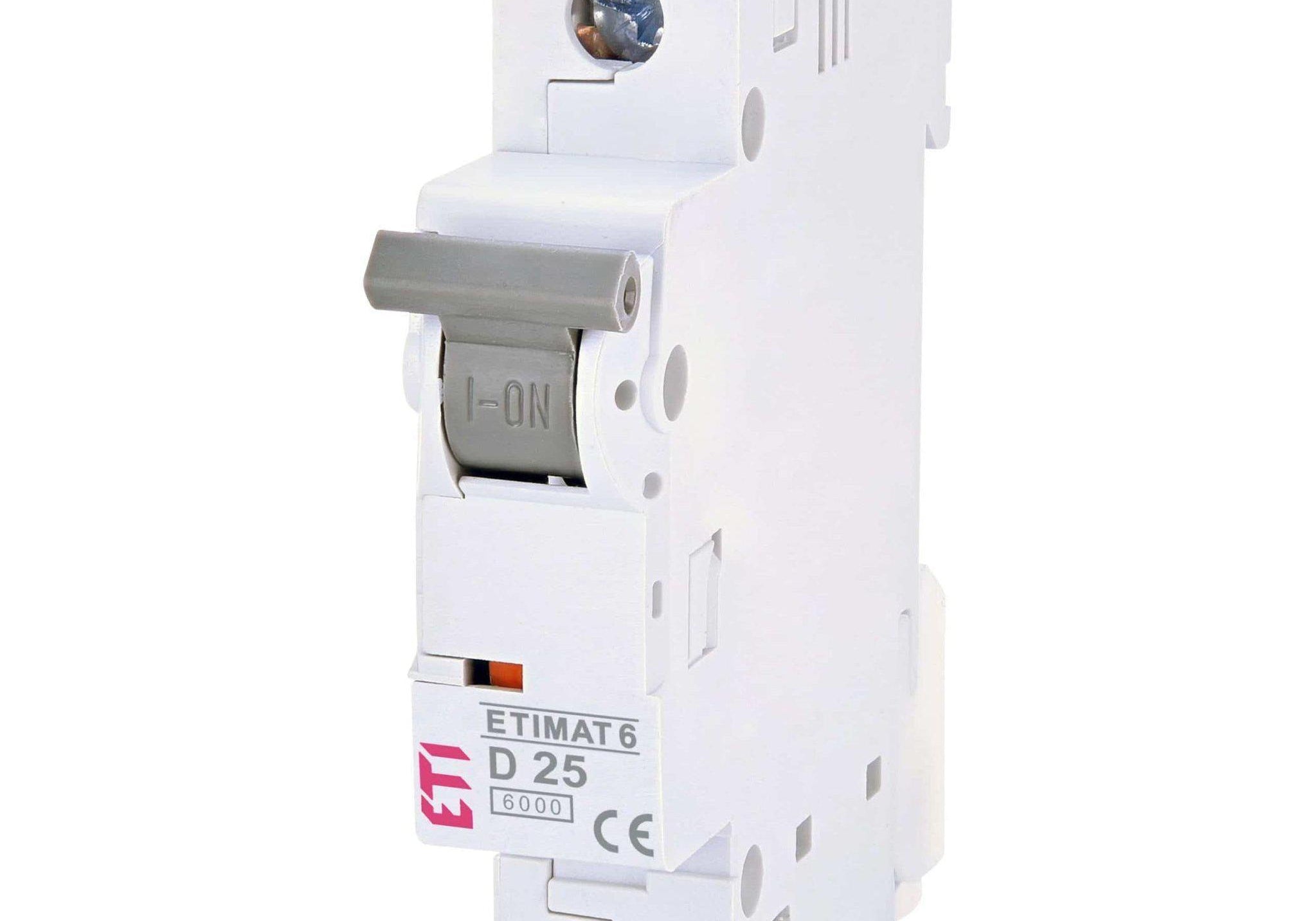 ETI 002161518 Автоматичен прекъсвач 1p D 25А 6kA - Rittbul