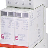 ETI 002442943 Катоден отводител (арестор) Тип II/Клас C 2Р 255V 20kA