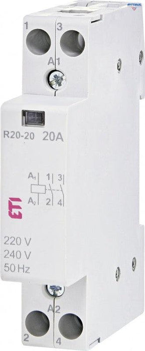 ETI 002461210 Модулен контактор 2P 1модул 20A 2NO 230 V AC