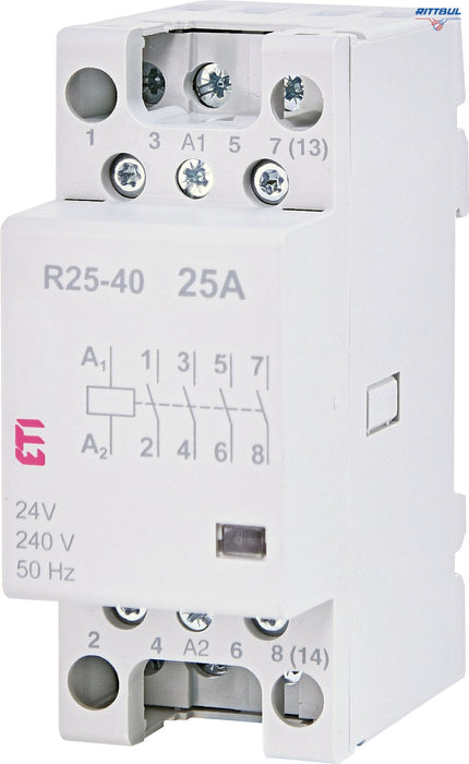 ETI 002462311 Модулен контактор 4P 2модула 25А 4NO 24 V AC