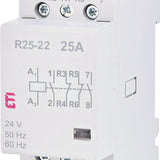 ETI 002462341 Модулен контактор 4P 2модула 25А 2NO+2NC 24V AC