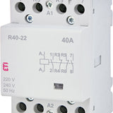 ETI 002463430 Модулен контактор 4P 3модула 40А 2NO+2NC 230 V AC