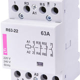 ETI 002463470 Модулен контактор 4P 3модула 63А 2NO+2NC 230 V AC