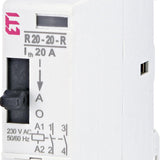 ETI 002464040 Модулен контактор 2P 1модул 20А 2NO 230 V AC с ръчно управление