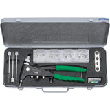 HEYCO 01261000100 Ръчна нитачка за нит гайки комплект в метална кутия