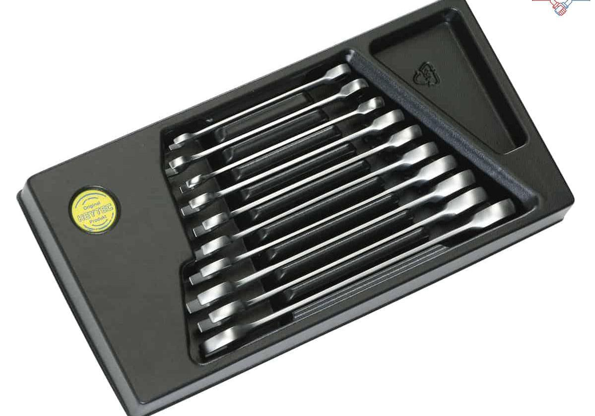 HEYTEC 50720600280 Комплект звездог. ключове с тресч. 8-19 мм (10бр.) - Rittbul