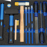 HEYTEC 50829005600 Модул за количка с чукове и пили (16 части)