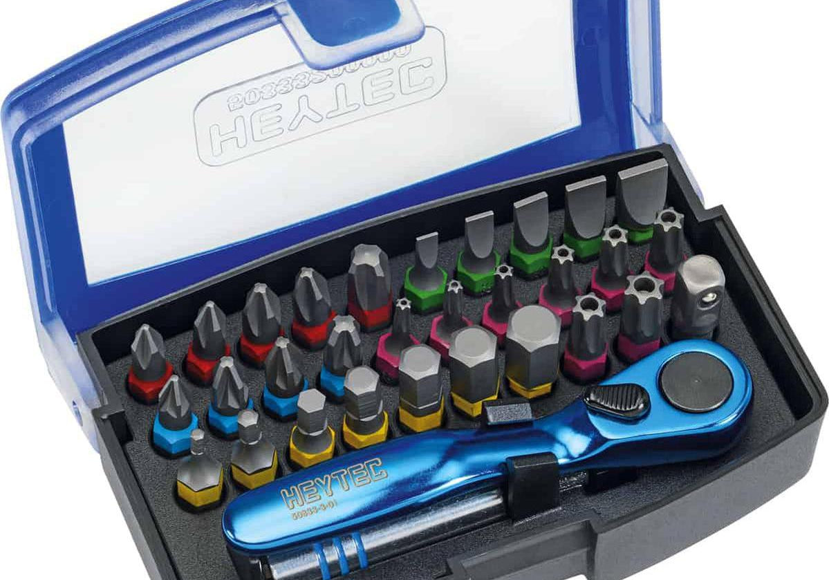 HEYTEC 50833500000 Комплект тресчотка 1/4“ с битове (31 части) - Rittbul