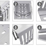 Перфориран PVC кабелен канал с капак ARNOCANALI V6K80100 - Ш х В - 100 x 80 стъпка 12,5