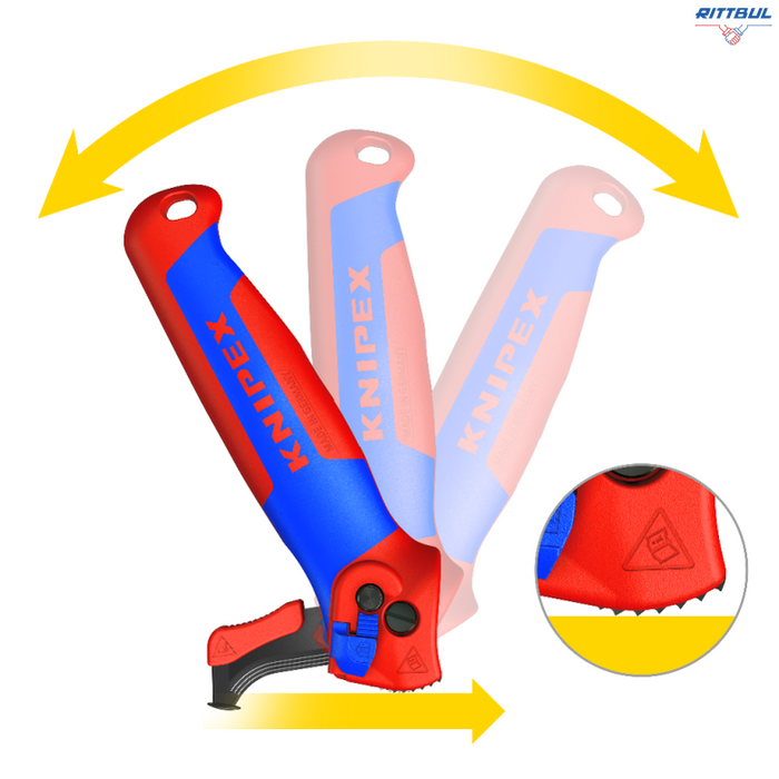 KNIPEX 16 50 145 SB Нож за сваляне на изолация на кабели, изолиран