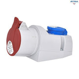 Индустриален контакт с шуко за стена ETI 004482053 EZCZ -S 3253 32A 400V 3+N+E IP44