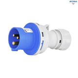 Индустриален щепсел подвижен ETI 004482016 EV 1632 16A 230V 2P+PE IP44
