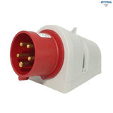 Индустриален щепсел за стена ETI 004482060 EP 1653 16A 400V 3+N+PE IP44
