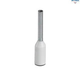 Изолиран кабелен накрайник DRUSEIDT 0.5 мм2 L=8 мм (100 броя), бели