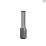 Изолиран кабелен накрайник DRUSEIDT 2.5 мм2 L=18 мм (100 броя), сиви