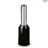 Изолиран кабелен накрайник DRUSEIDT 6 мм2 L=18 мм (100 броя), черни