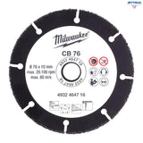 Карбиден диск MILWAUKEE 4932464716 - 76х10mm