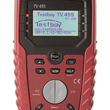 Комбиниран тестер на инсталации Testboy TV 455 с диск със софтуер