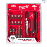 Комплект ъглова приставка с битове и свредла MILWAUKEE 4932493653 S/Bit ShW CD D/Drive RAA Set (35 части)