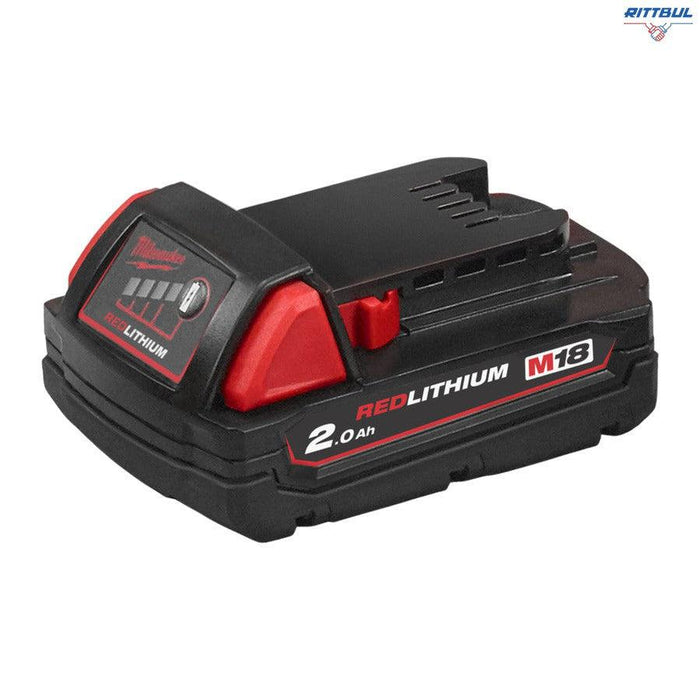 MILWAUKEE 4932430062 Акумулаторна батерия M18B2 LI-ION BATTERY PACK 2.0AH XXX