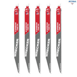 MILWAUKEE 48005543 Нож за саблен трион - за метал TCT WRECKER 300x6 - 5 броя опак.