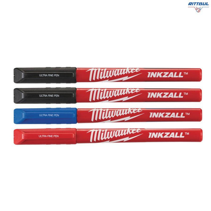 MILWAUKEE 48223165 Комплект маркери цветни Fine Tip Colour, 4 бр.