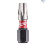 MILWAUKEE 4932430886 Накрайник Milwaukee Impact S/Bit ShW CD TX30x25mm - 25 броя/опак.