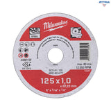 MILWAUKEE 4932451477 Диск за метал Milwaukee 125 х 1 мм.  (4932 4514 77)