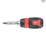 MILWAUKEE 4932480581 Отвертка с тресчотка, 8 в 1, к-т с битове