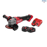 Акумулаторен ъглошлайф к-кт MILWAUKEE M18FSAG125XB100P-502P FUEL COMBO KIT IN2 4933498241