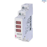 Модулен светлинен индикатор ETI 002471552 SON H-3R, троен червен