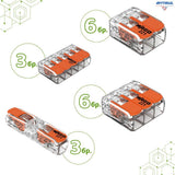 Сет универсални клеми WAGO 221 - 18 броя ONLINESET1