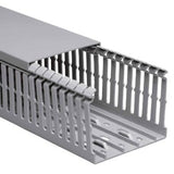 Перфориран PVC кабелен канал с капак ARNOCANALI V6K80100 - Ш х В - 100 x 80 стъпка 12,5