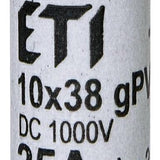 Стопяем предпазител ETI 002625139 CH10 10x38 1000V gPV 25A
