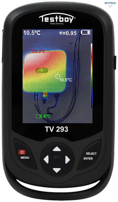 Testboy 293 Термовизионна камера, компактна TV 293, -20 –300 °C, 220 х 160 пиксела