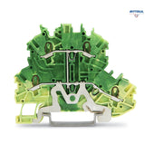 WAGO 2000-2207 Двуетажна редова клема TOPJOB`S 1мм2, PE - Rittbul