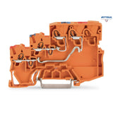 WAGO 2000-5352 3-проводна захранваща клема със сензор; за сензори с PNP комутиране по фаза; с цветни входове за проводници; 2,5 mm2 - Rittbul