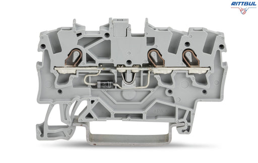 WAGO 2001-1311/1000-411 3-проводникова клема с диод 1N4007; анод, дясна страна - Rittbul