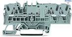 WAGO 2002-1761 3-проводна базова клема за DIN шина 35 x 15 мм 35 x 7.5; 2,5 mm2 - Rittbul