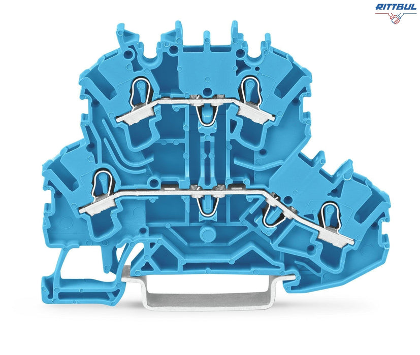 WAGO 2002-2204 Двуетажна клема TOPJOB`S 2.5мм2, N - Rittbul